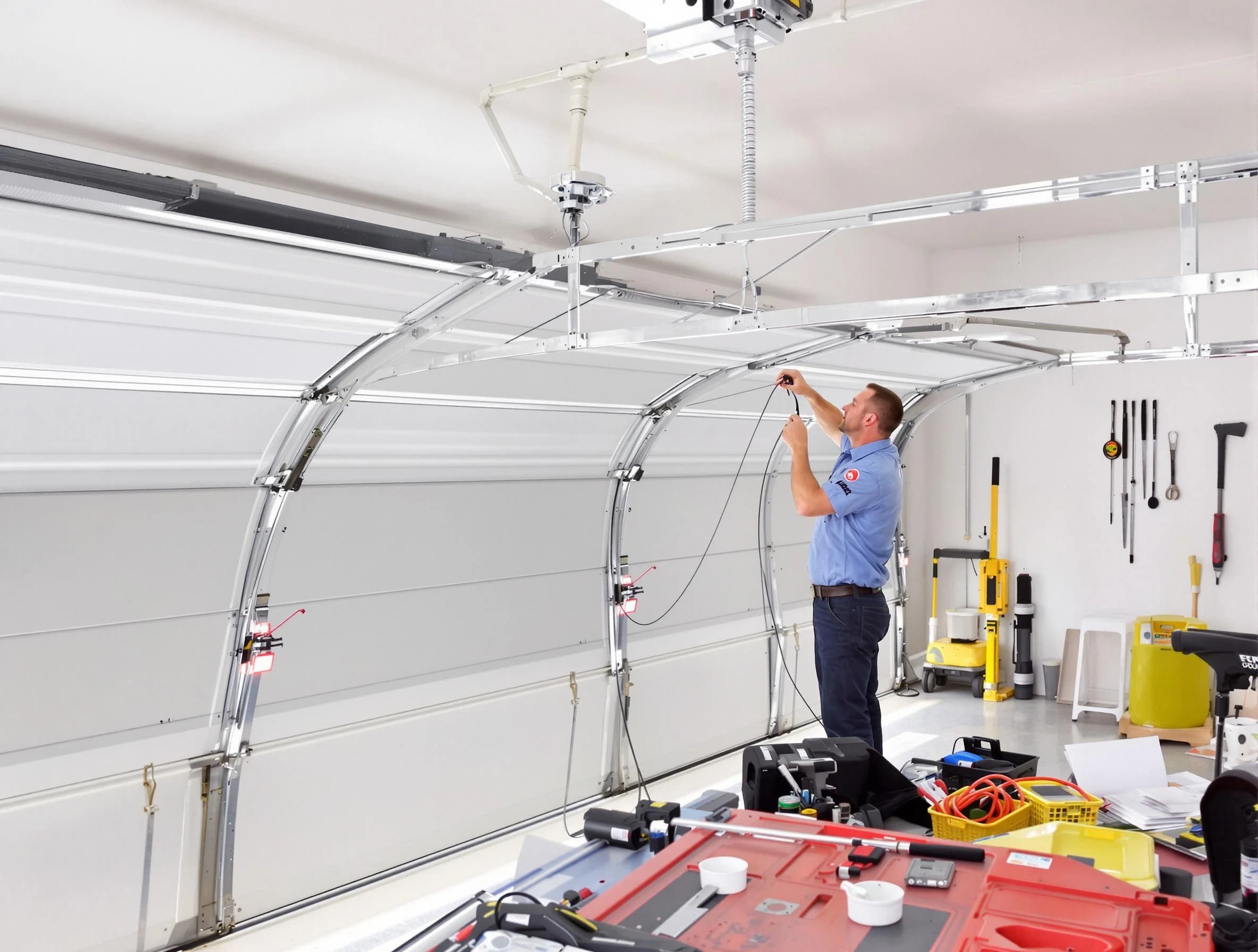 Garage door cable repair service by O'Hara Garage Door Repair in O'Hara