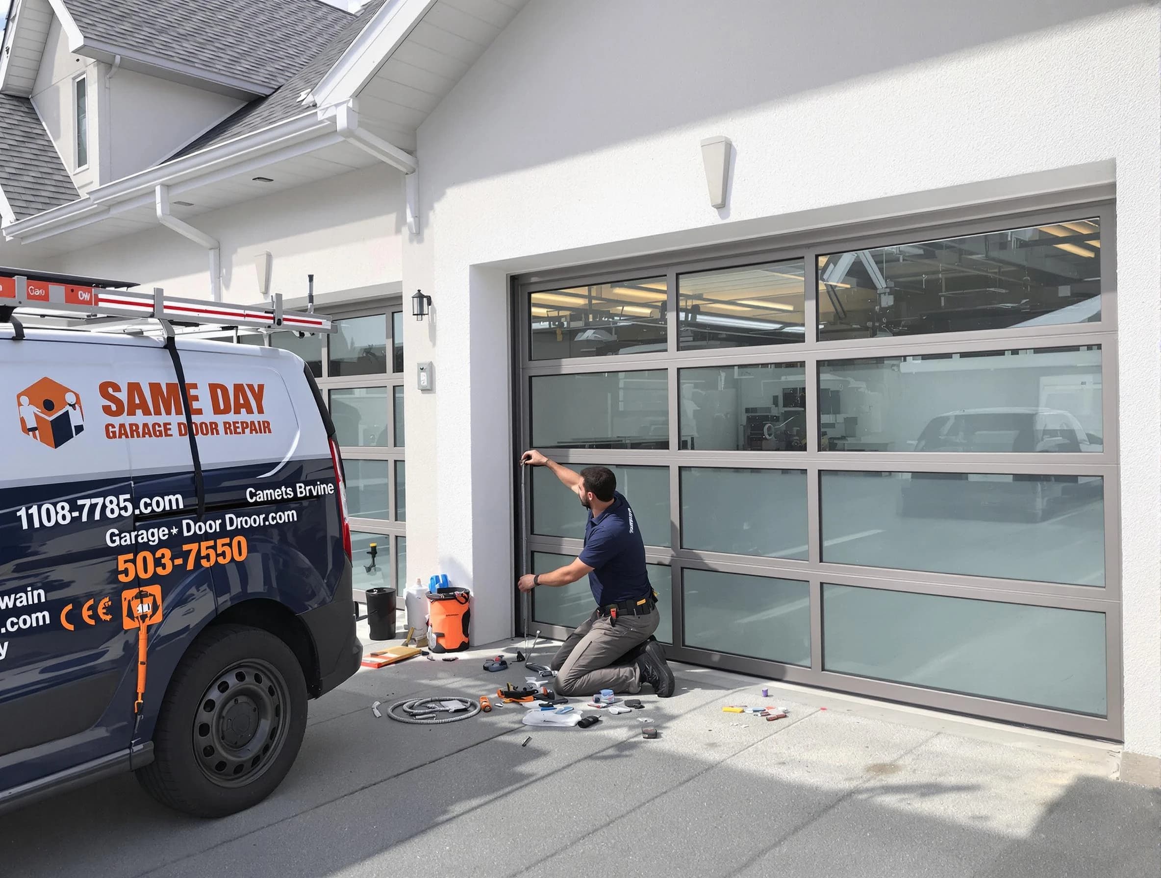 Same-day garage door repair service by O'Hara Garage Door Repair in O'Hara