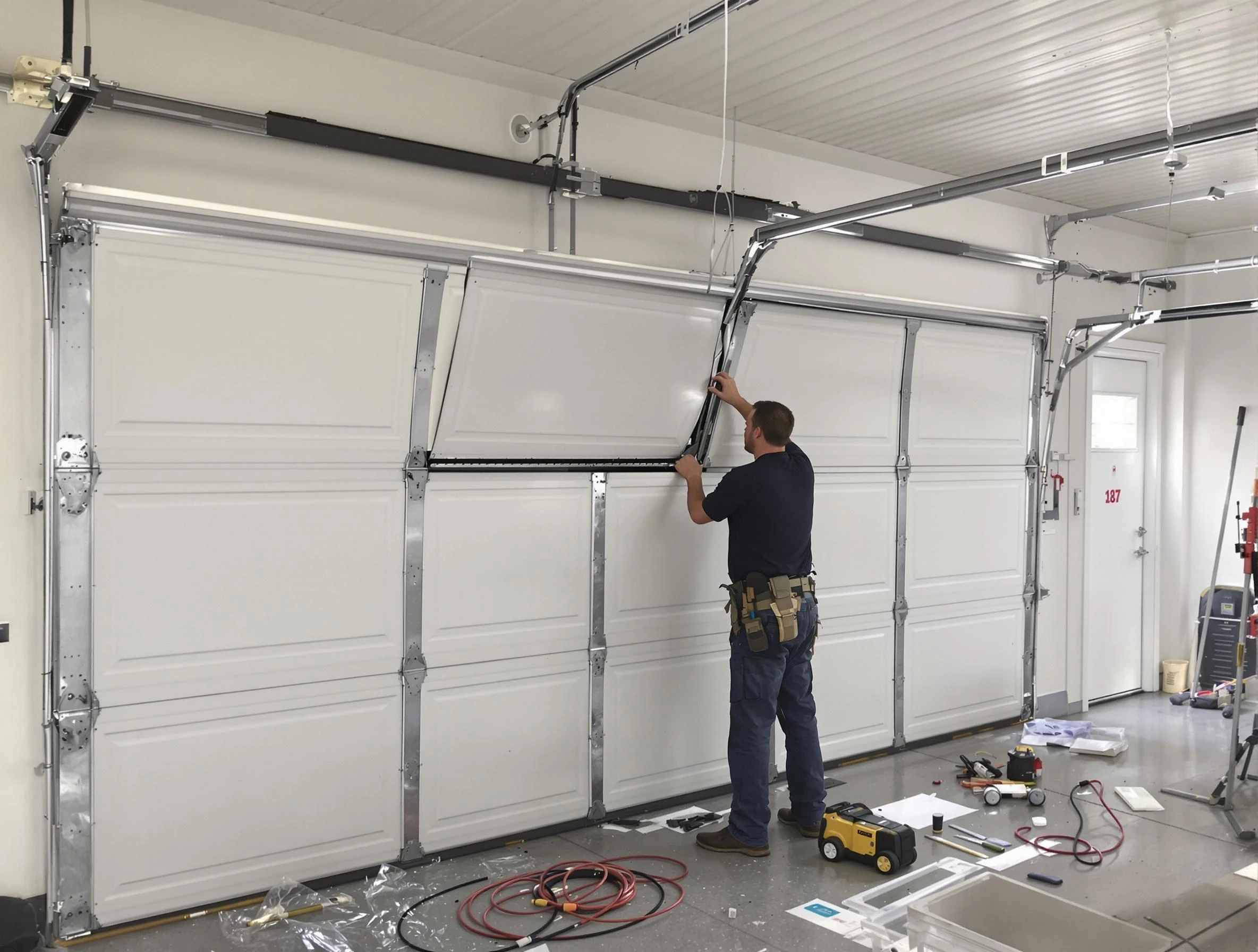 Garage Door Section Replacement in O'Hara