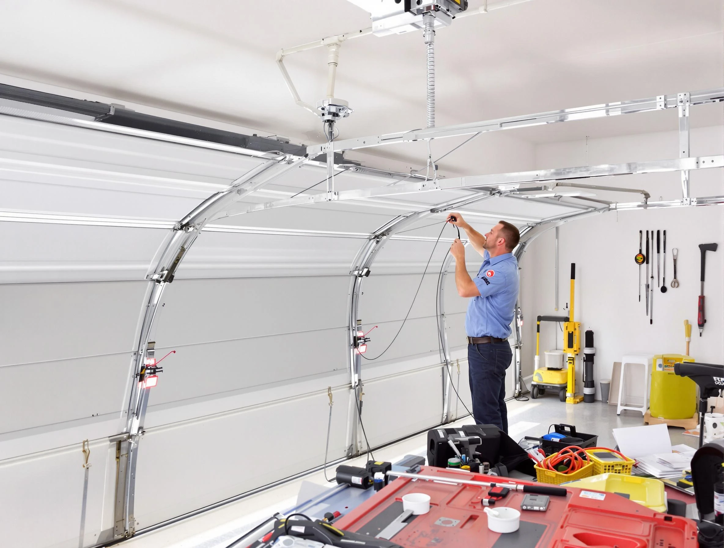 Garage door cable repair service by O'Hara Garage Door Repair in O'Hara